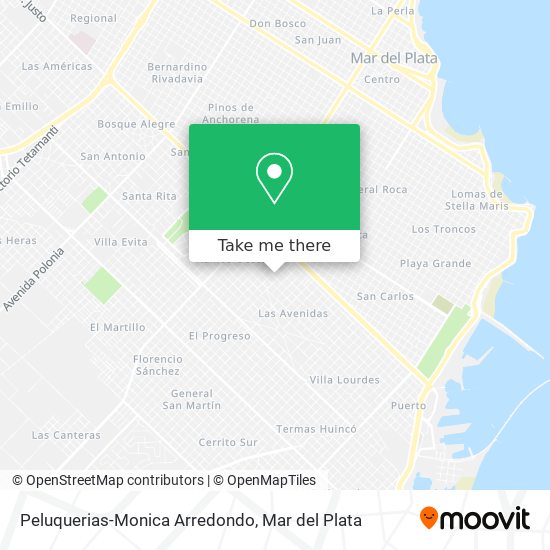 Mapa de Peluquerias-Monica Arredondo