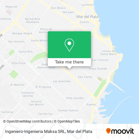 Mapa de Ingeniero-Ingenieria Maksa SRL