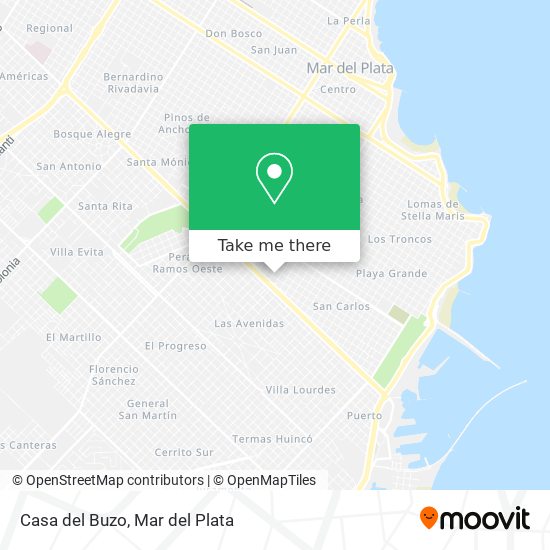 Mapa de Casa del Buzo