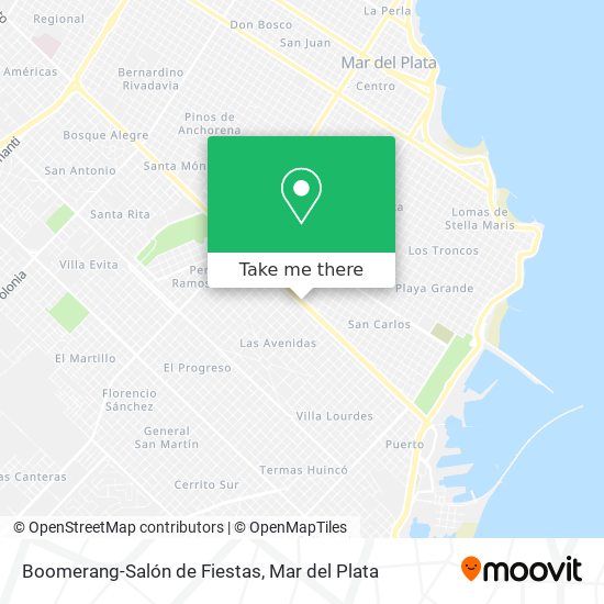 Mapa de Boomerang-Salón de Fiestas