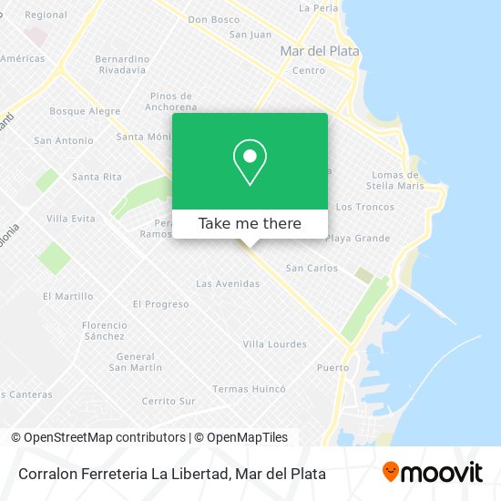 Corralon Ferreteria La Libertad map