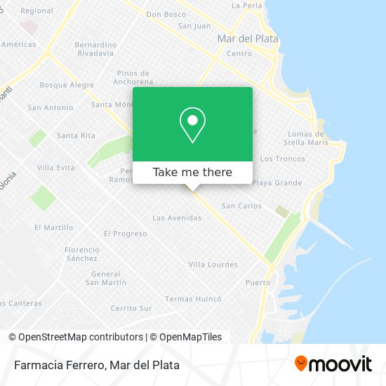 Mapa de Farmacia Ferrero