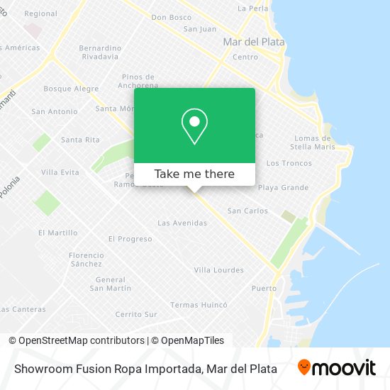 Showroom Fusion Ropa Importada map
