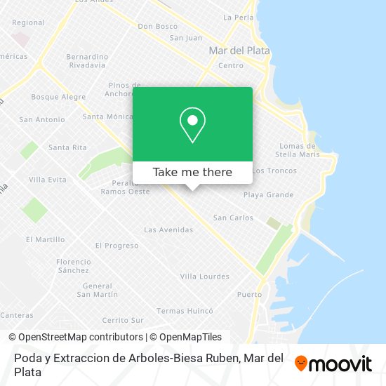 Poda y Extraccion de Arboles-Biesa Ruben map