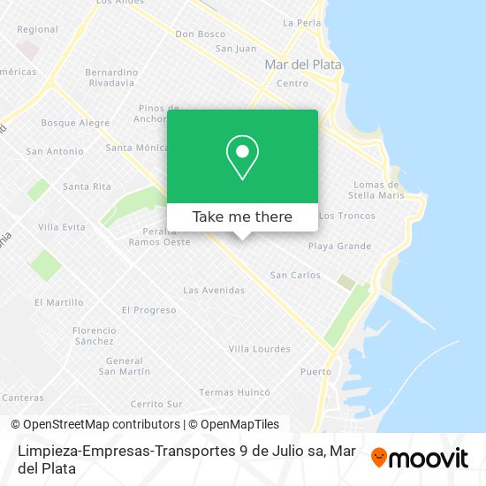 Limpieza-Empresas-Transportes 9 de Julio sa map