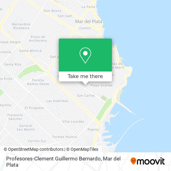 Profesores-Clement Guillermo Bernardo map