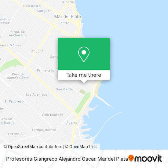 Profesores-Giangreco Alejandro Oscar map