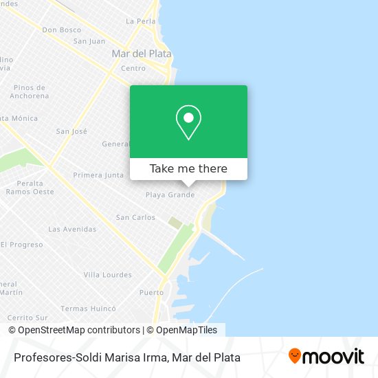 Profesores-Soldi Marisa Irma map
