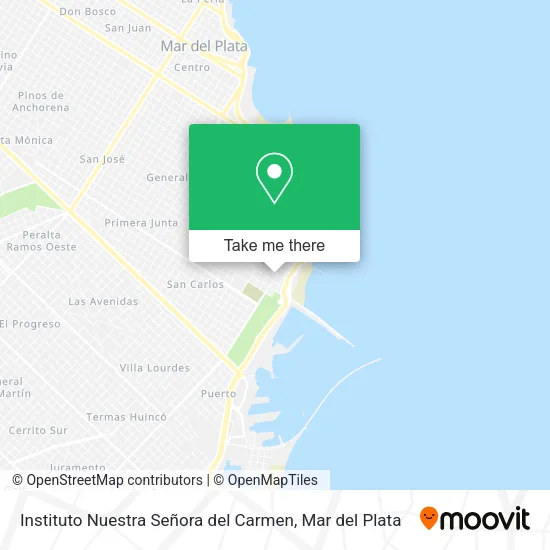 Instituto Nuestra Señora del Carmen map