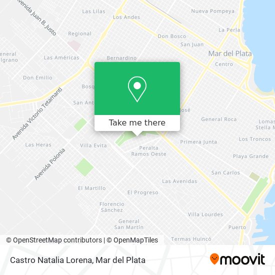 Castro Natalia Lorena map