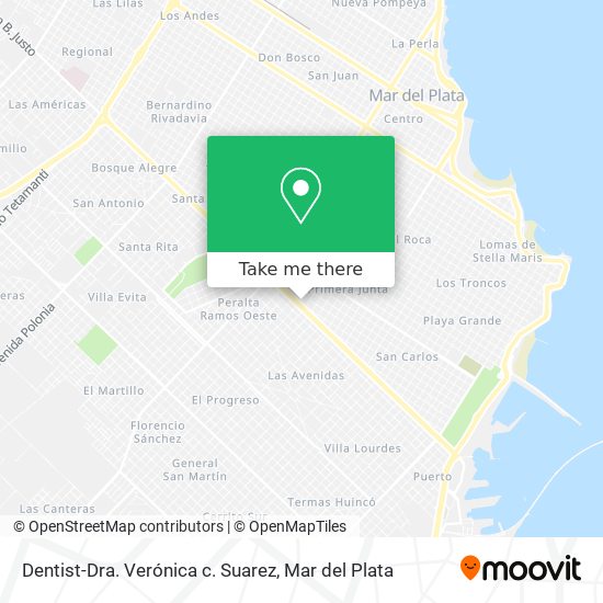 Dentist-Dra. Verónica c. Suarez map