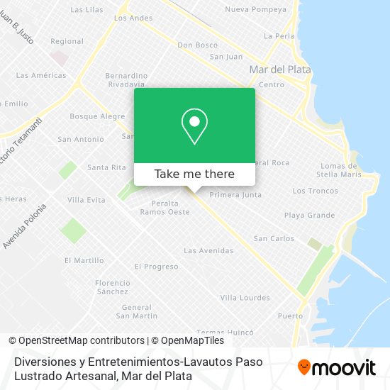 Mapa de Diversiones y Entretenimientos-Lavautos Paso Lustrado Artesanal