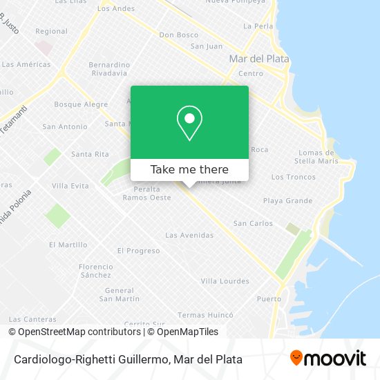 Mapa de Cardiologo-Righetti Guillermo
