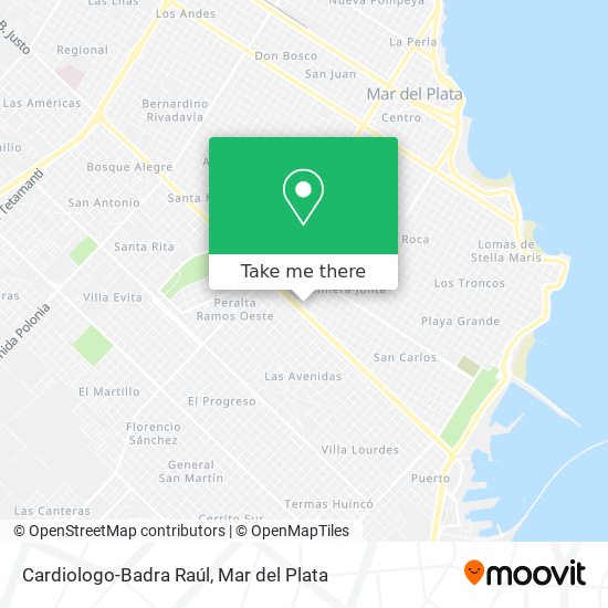 Cardiologo-Badra Raúl map