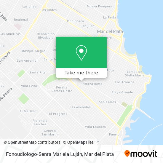 Fonoudiologo-Senra Mariela Luján map