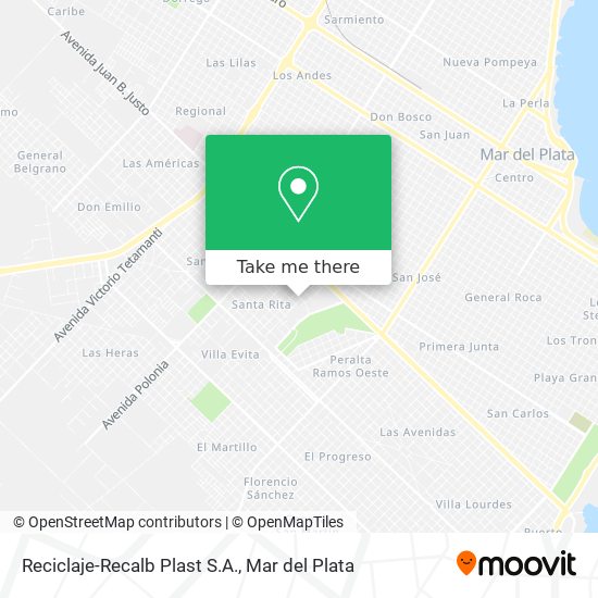 Mapa de Reciclaje-Recalb Plast S.A.