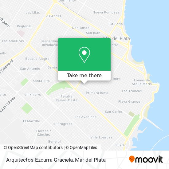 Arquitectos-Ezcurra Graciela map