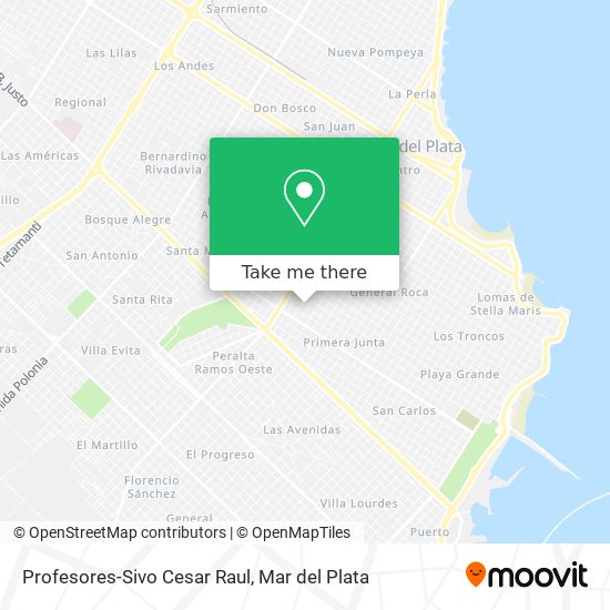 Profesores-Sivo Cesar Raul map