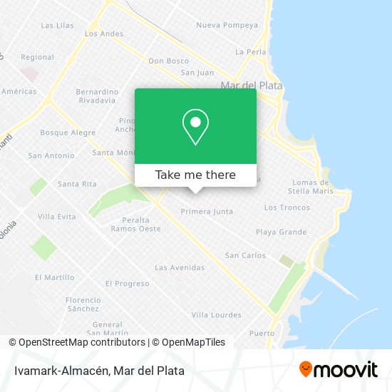 Ivamark-Almacén map