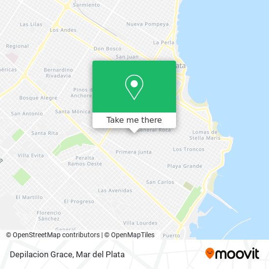 Depilacion Grace map