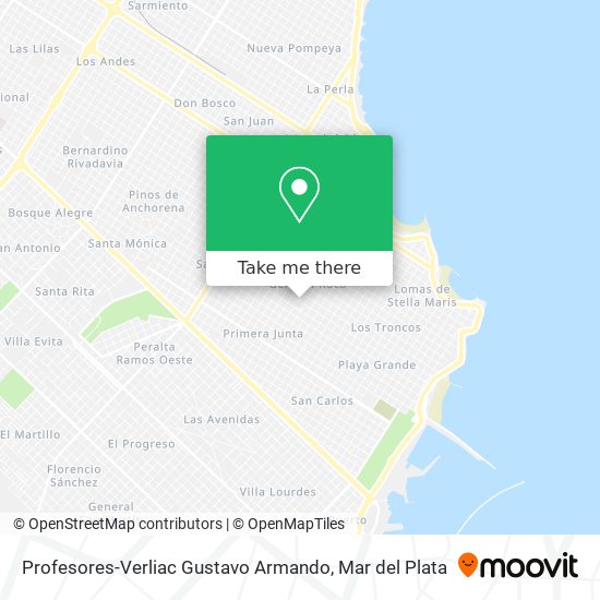 Profesores-Verliac Gustavo Armando map