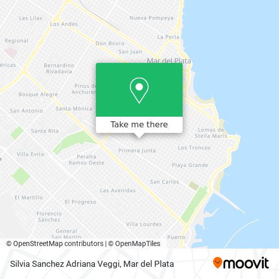 Silvia Sanchez Adriana Veggi map
