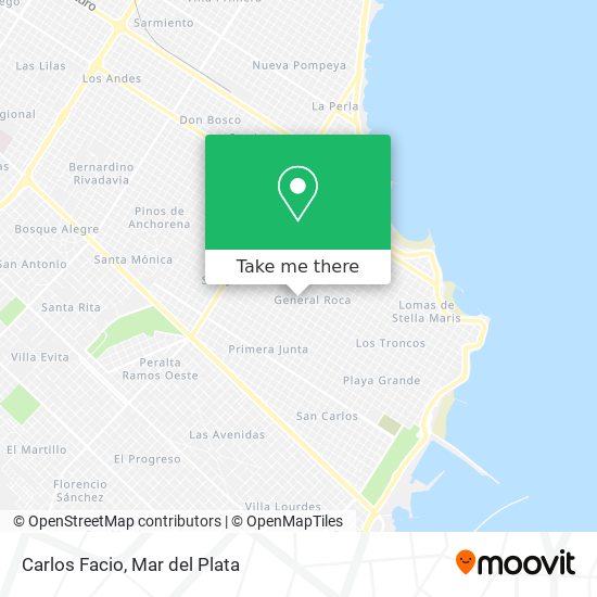 Carlos Facio map