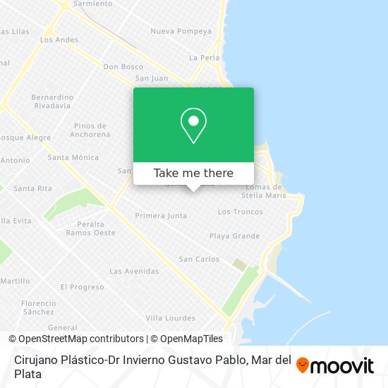 Mapa de Cirujano Plástico-Dr Invierno Gustavo Pablo