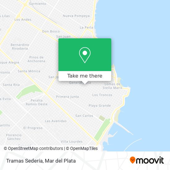 Tramas Sedería map