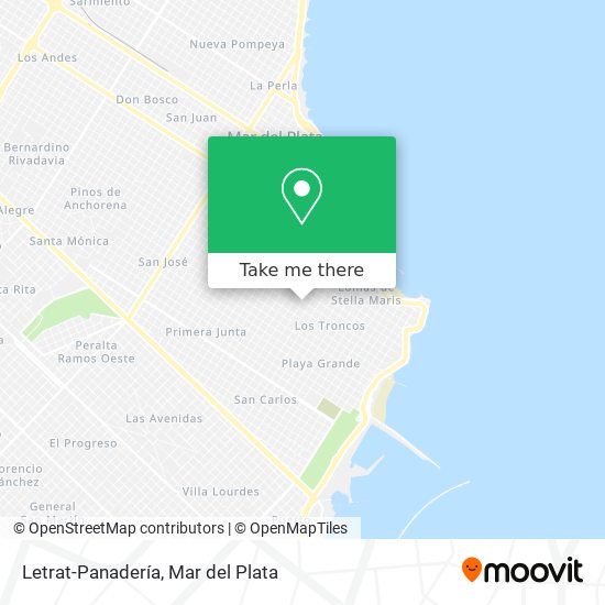 Letrat-Panadería map