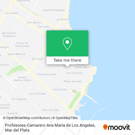 Profesores-Camarero Ana Maria de Los Angeles map