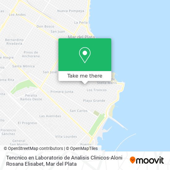 Mapa de Tencnico en Laboratorio de Analisis Clinicos-Aloni Rosana Elisabet