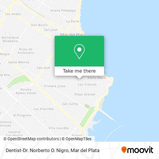 Dentist-Dr. Norberto O. Nigro map