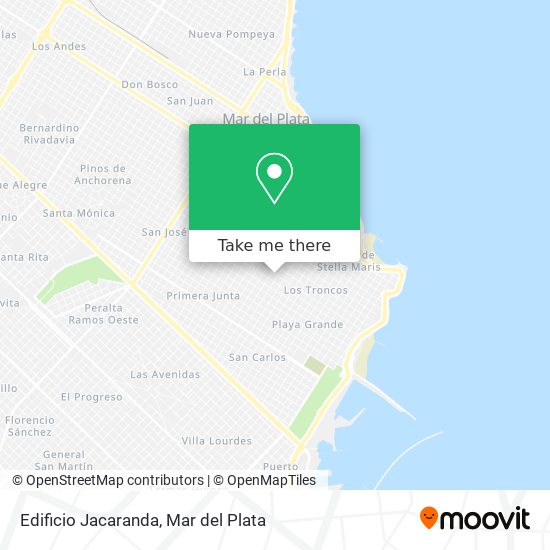 Mapa de Edificio Jacaranda