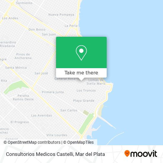 Consultorios Medicos Castelli map