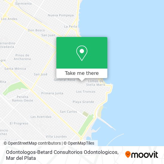 Mapa de Odontologos-Betard Consultorios Odontologicos