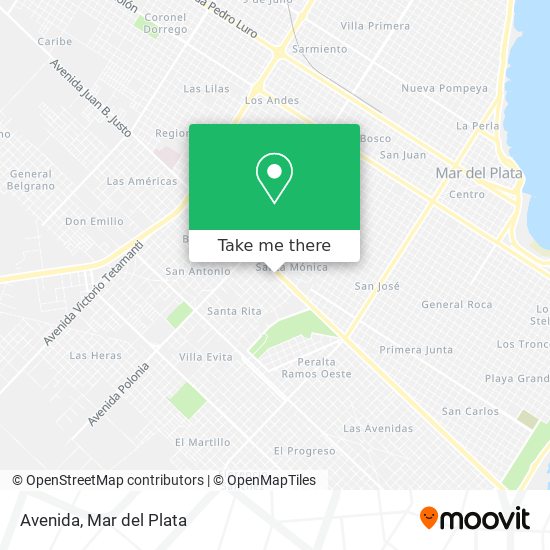 Mapa de Avenida