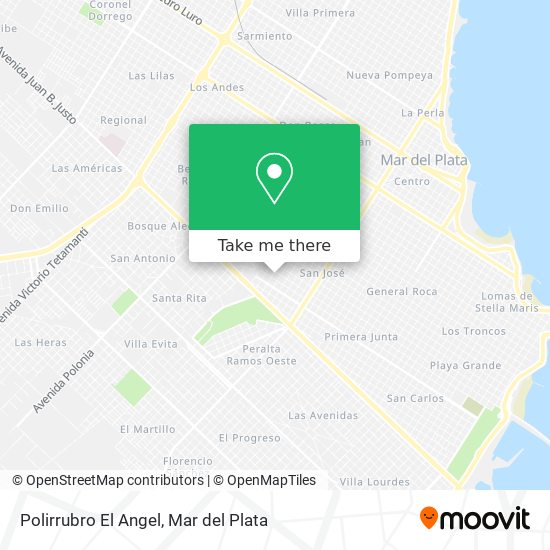 Mapa de Polirrubro El Angel