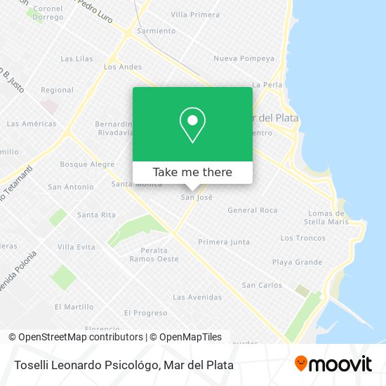 Mapa de Toselli Leonardo Psicológo