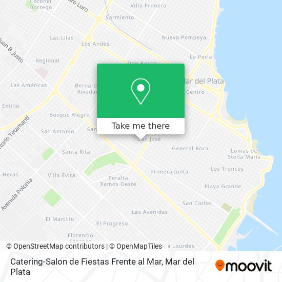 Catering-Salon de Fiestas Frente al Mar map