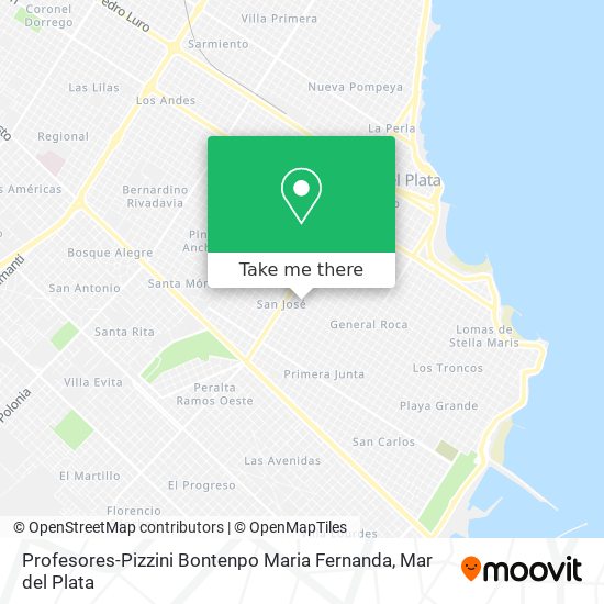 Profesores-Pizzini Bontenpo Maria Fernanda map