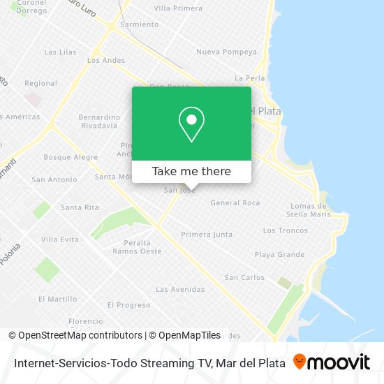 Internet-Servicios-Todo Streaming TV map