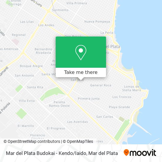 Mar del Plata Budokai - Kendo / Iaido map