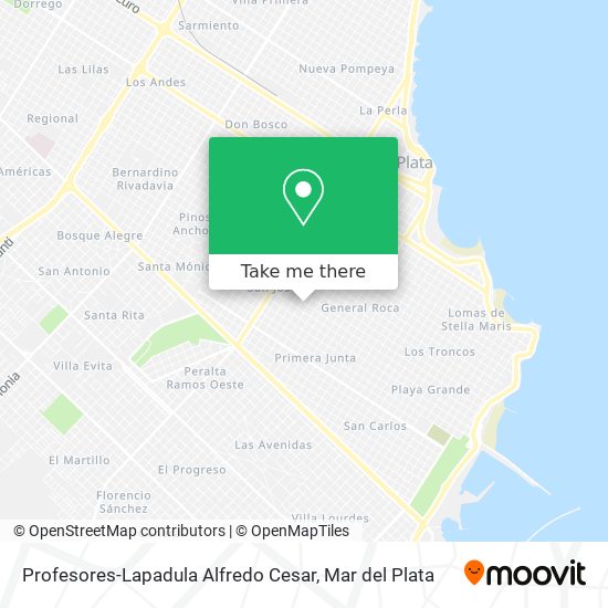 Profesores-Lapadula Alfredo Cesar map