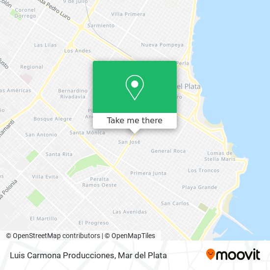 Mapa de Luis Carmona Producciones