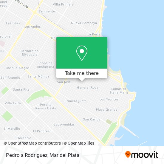 Pedro a Rodriguez map