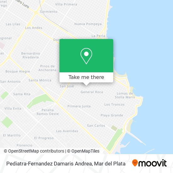 Pediatra-Fernandez Damaris Andrea map