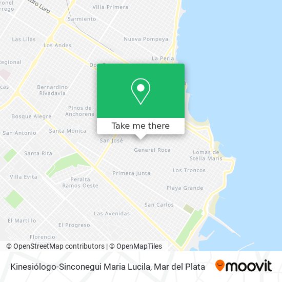 Kinesiólogo-Sinconegui Maria Lucila map