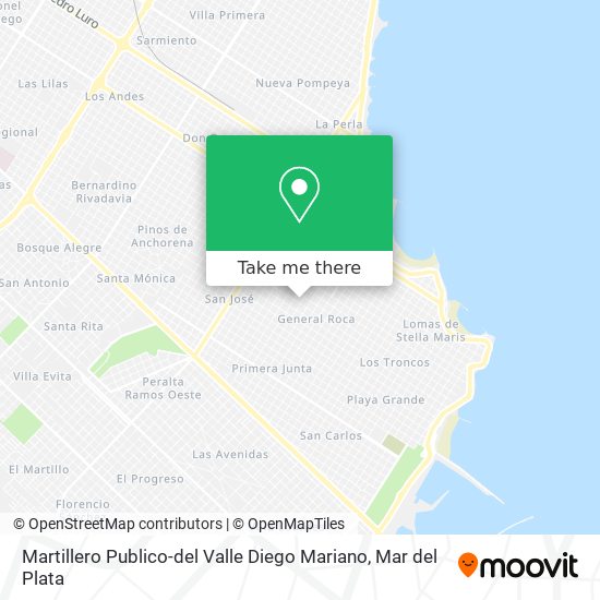 Mapa de Martillero Publico-del Valle Diego Mariano