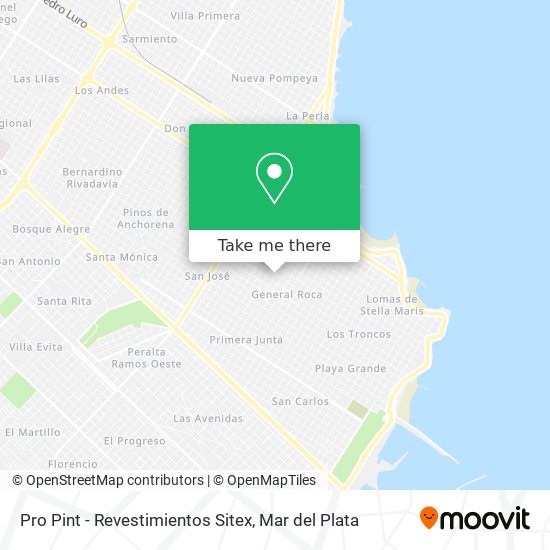 Pro Pint - Revestimientos Sitex map